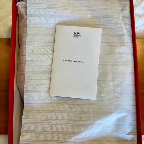 COACH! New, never worn pewter, heeled dress strap, sandals. Women’s size US 9.5. - Picture 3 of 6